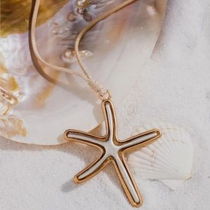 𝅺starfish Pendant Necklace